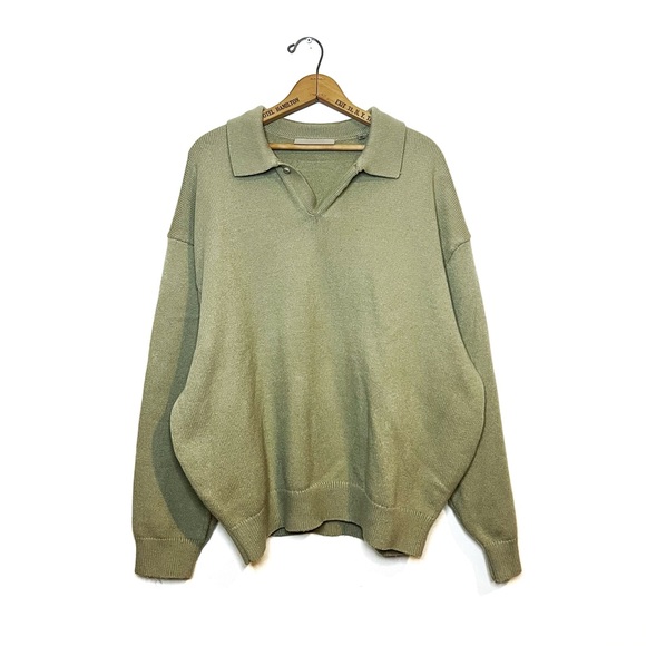 Fear of God | Essentials Green Knit Sweater - Picture 4 of 8